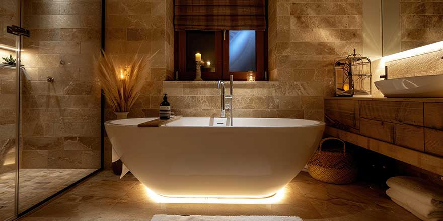 Travertine Tile Flooring Installation